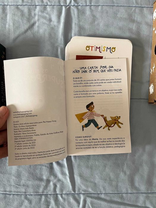 Os Meus Superpoderes, 30 cartas e livro The Happy Gang