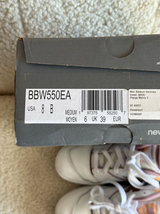 Кросівки кроссовки New Balance BBW550EA 39p