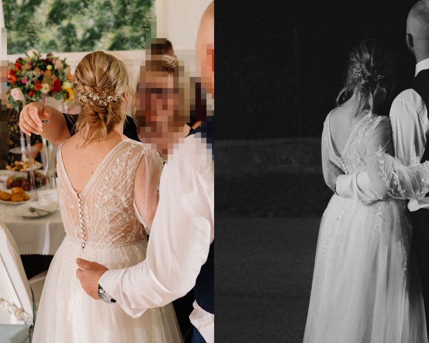 Suknia ślubna + welon