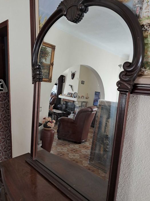 Movel entrada e espelho em Madeira