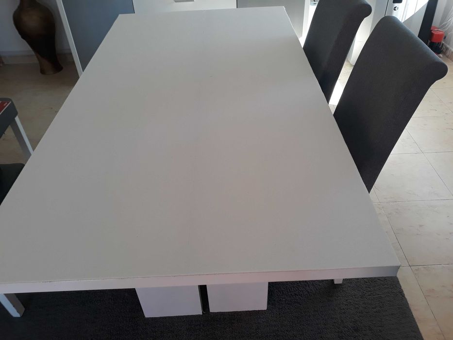 Mesa jantar branca