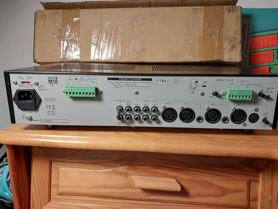 Wzmacniacz miksujacy Apart MA 125