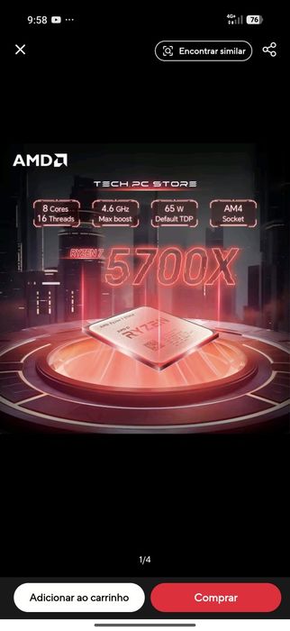 Vendo processador Ryzen 5700x