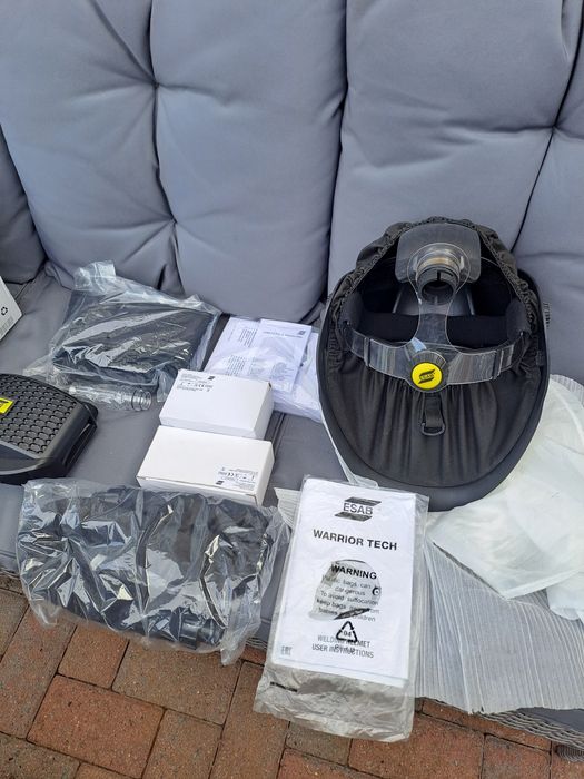 Przełbica spawalnicza Esab z nawiewem nowa