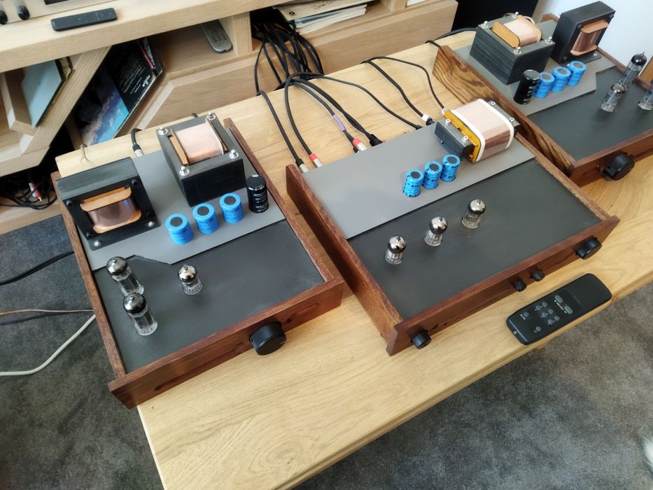 Wzmacniacz lampowy monoblok preamp