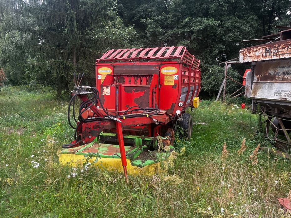 Ścinacz zielonki stalmech z378 przyczepa