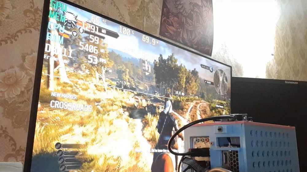 Компактний Mini-ITX ПК i7-2600, 16GB RAM, GTX 1050 Ti 4GB, SSD 400GB