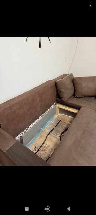 Продам угловой биван б/у и кровать