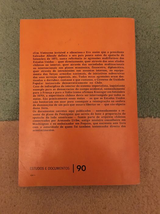 A Intervenção Americana no Chile, Livro Negro - Armando Uribe.