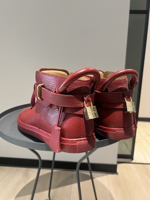 Кеды Buscemi 100MM Red Grained