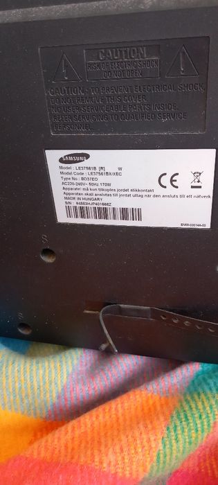 TV Samsung Lcd avariada