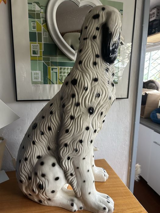 Grande cão em ceramica 70 cm