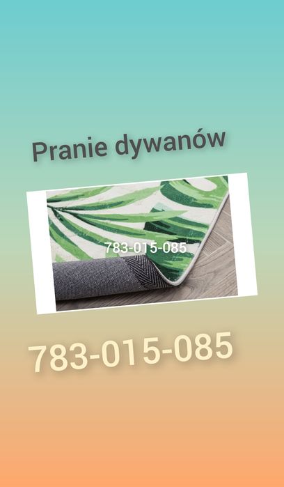 Pranie dywanow, pranie tapicerki samochodowej sprzątanie domow