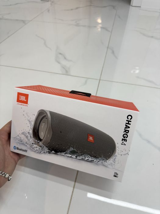 Портативна колонка JBL Charge 4 Grey ОРИГІНАЛ!!!