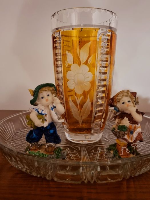 WYPRZEDAZ!! Wazon kryształowy Julia, PRL