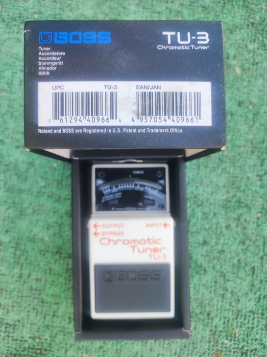Pedal de guitarra elétrica TU-3 CHROMATIC TUNER DA BOSS