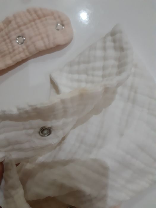 3 bawełniane śliniaczki