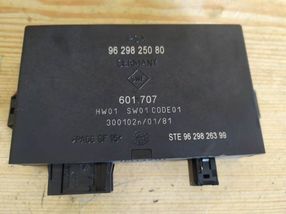 MODULO SENSORES DE ESTACIONAMENTO PEUGEOT 607 9629825080