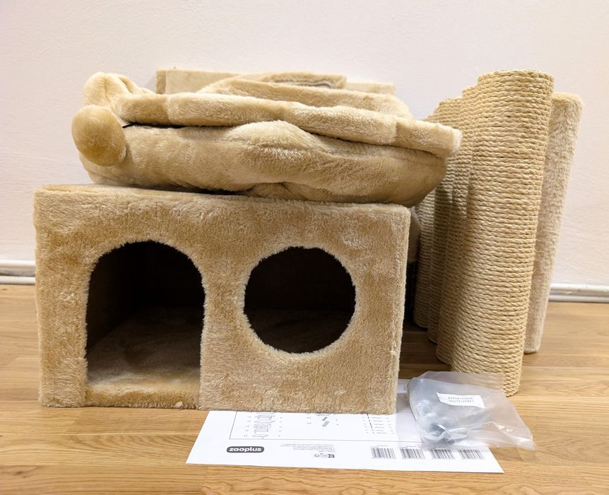 La Digue III Drapak Dla Kota Beżowy 69x69x163cm Uszkodzony DUŻY