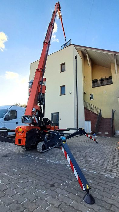 Mini żuraw wynajem JEKKO SPX532 manipulator do szkła szyb okien pająk