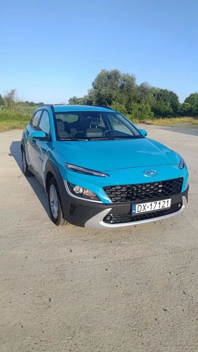 Hyundai Kona Hyundai Kona Comfort 1.0 T-GDI 120 KM | 2021 | Niebieski | 82 000