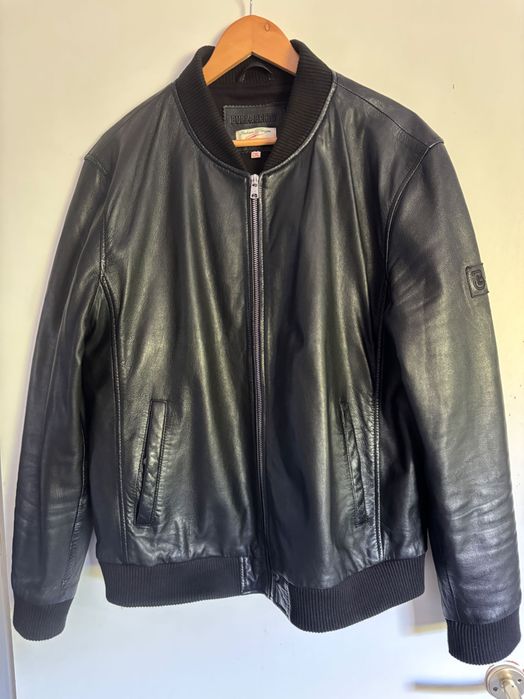 Kurtka skórzana typu college jacket firmy Bull&Berry rozm XXL