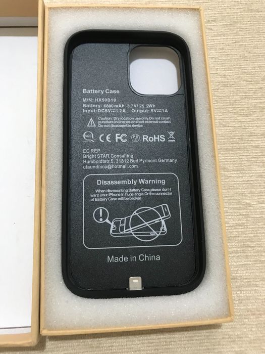 Чехол Power bank iPhone 8+,12 wireless iPhone 8+ Power Bank 5v12v