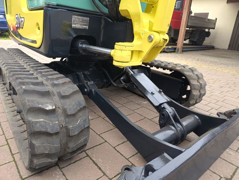 Yanmar sv17 ex brutto 2T LONG 2010 rok minikoparka mini koparka