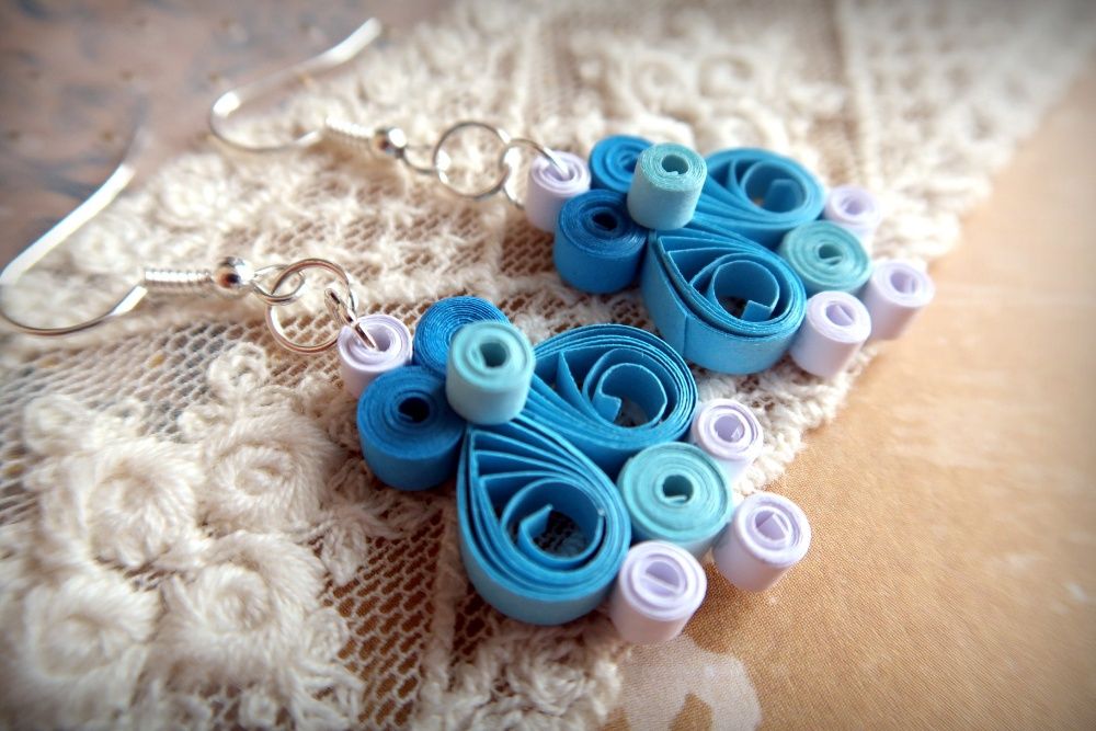 Kolczyki Quilling