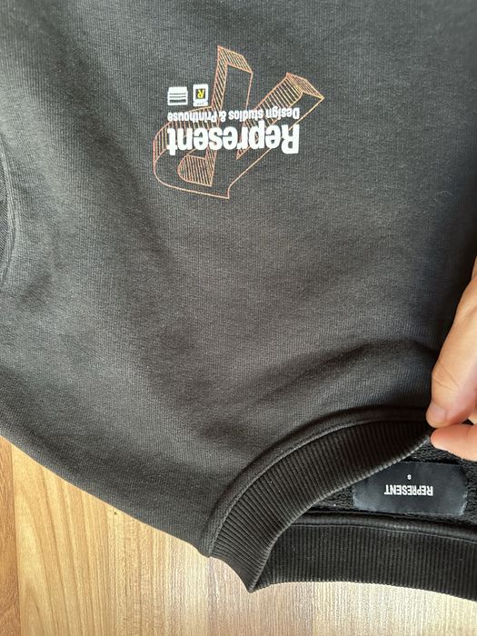 Оригінальний оверсайз світшот Represent Design Studio (S-M)