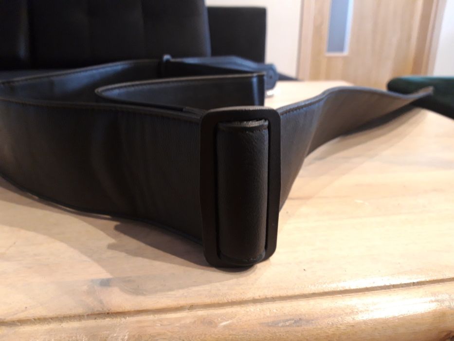 Pas pasek gitary akustycznej elektrycznej basowej skórzany Richter