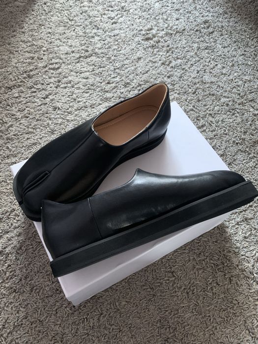 Нові чорні лофери типу Maison Margiela Tabi 42