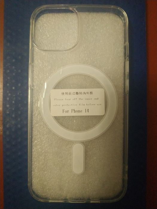 Прозрачный чехол для Apple iPhone 14 с MagSafe
