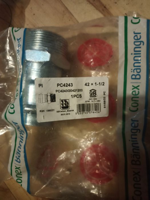 Złączka GZ 42 x 1 1/2" KAN-therm Steel