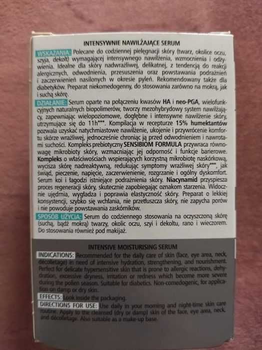 PHARMACERIS A HYALURO-SENSIBIOTIC intensywnie nawilżające serum