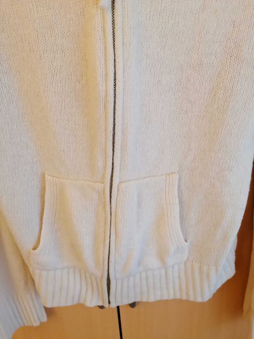 Casaco de lã branco - Mango
