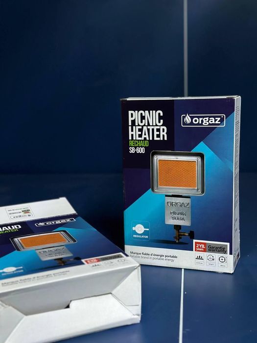 Инфракрасный керамический газовый обогреватель Orgaz  + переходник