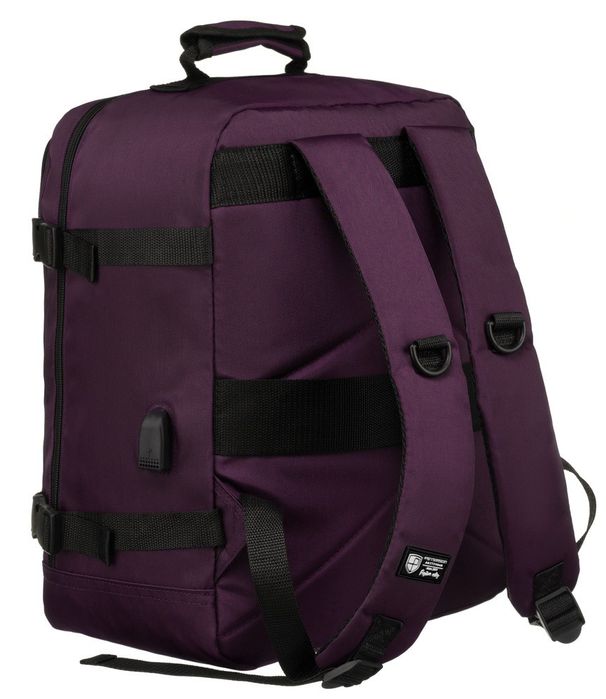 pojemny, podróżny plecak kabinowy z portem usb - peterson