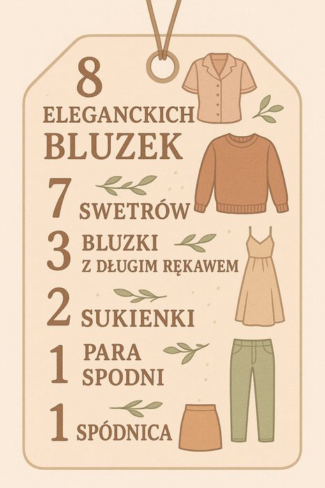 Różna damskie ubrania