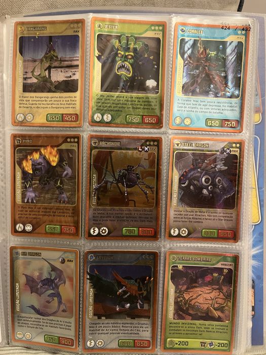 Cartas Invizimals de edição especial Nova Aliança 5€ / cada.