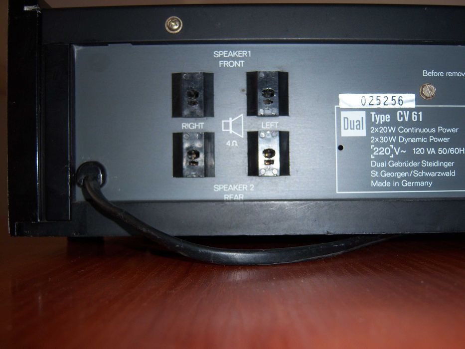 Интегрированный стереоусилитель Dual CV 61 (Made in Germany)