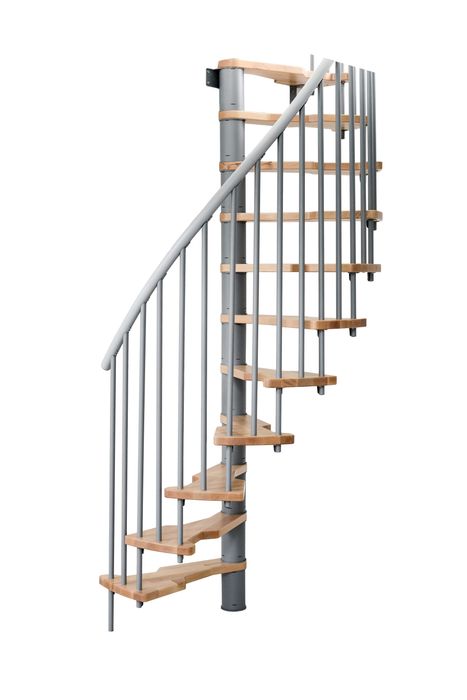 Schody spiralne, kacze METALLICA Smart/ 130 x 78 /Czarne/ BUK