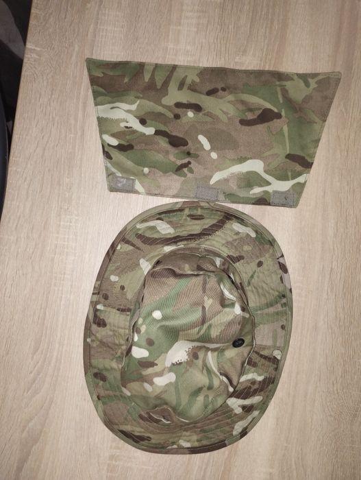 Панама військова, тактична, камуфляж з захистом шиї від сонця