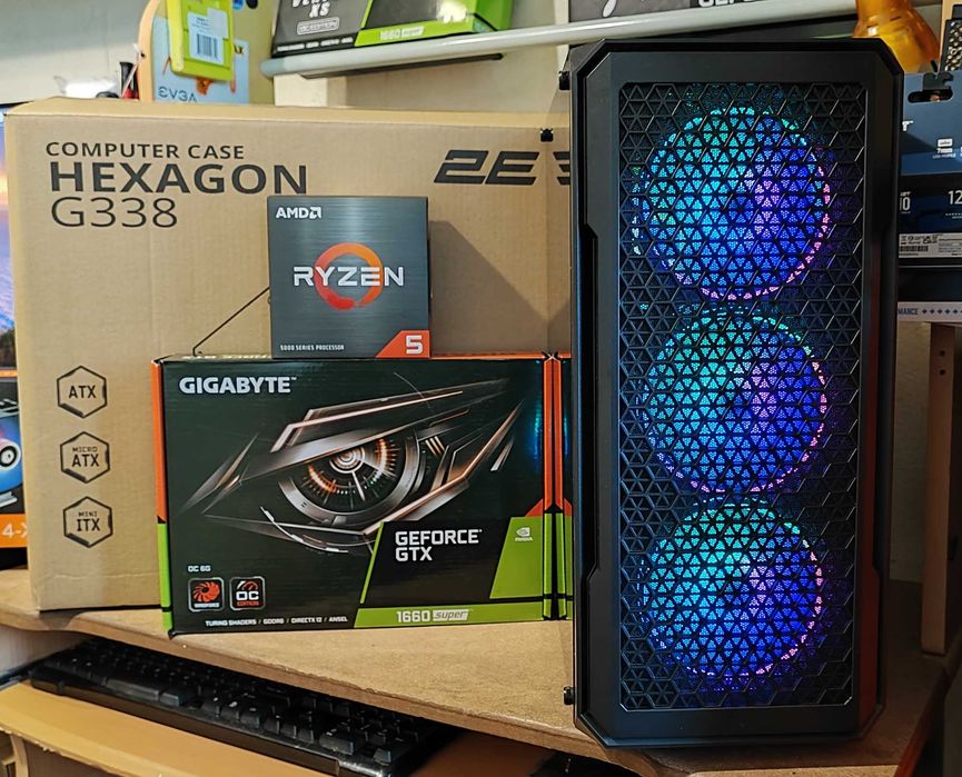 Ігровий комп'ютер RYZEN 5 3600 4.2GHZ, GTX 1660 SUPER 6GB, 16GB DDR4