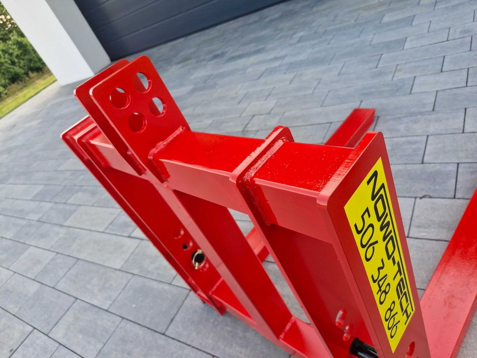 paleciak na tył ciągnika, widły do palet, 4 uchwyty mocujące, nowość