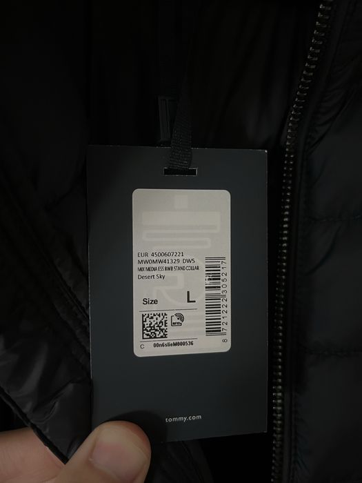 Blusão acolchoado Tommy Hilfiger azul marinho