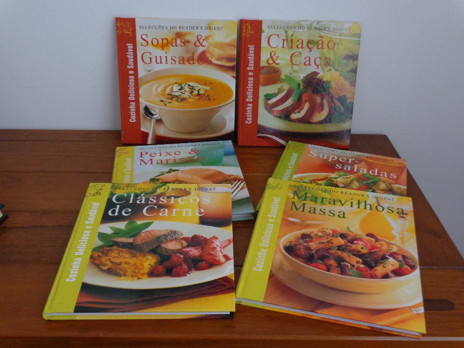 Colecção "Cozinha deliciosa e saudável" das Selecções