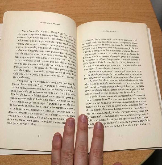 Livro “No Teu Deserto” - Miguel Sousa Tavares