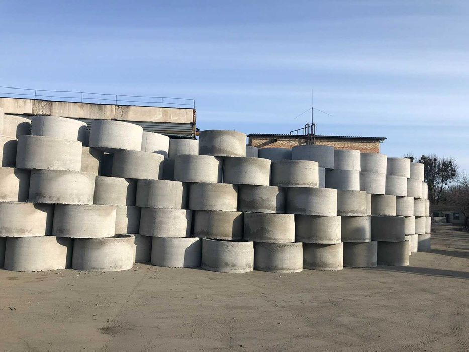 Каналізація під ключ | Септик, вигрібна яма з бетонних кілець | Бетонні кільця від 0,6 м до 2,0 м