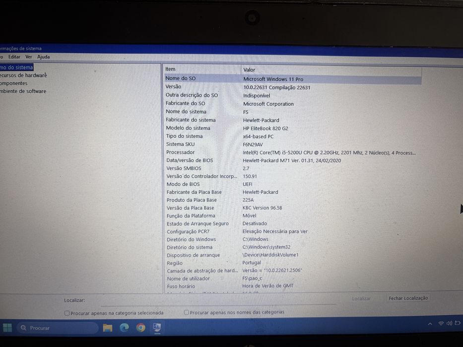 Vendo portátil HP Elitebook 820 G2